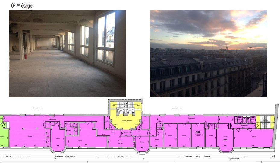 Bureau Paris 585m² Location bureau Paris OLBUR2421205 1